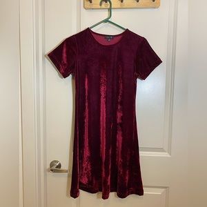 Delia’s Red Velet Holiday Dress